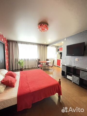 

Квартира-студия, 34 м², 2 кровати