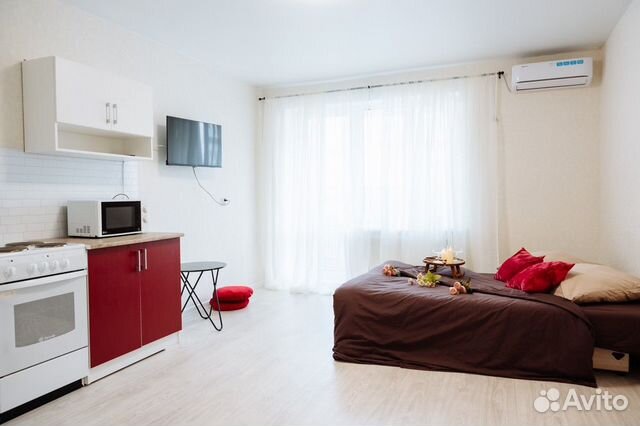 

Квартира-студия, 28 м², 1 кровать