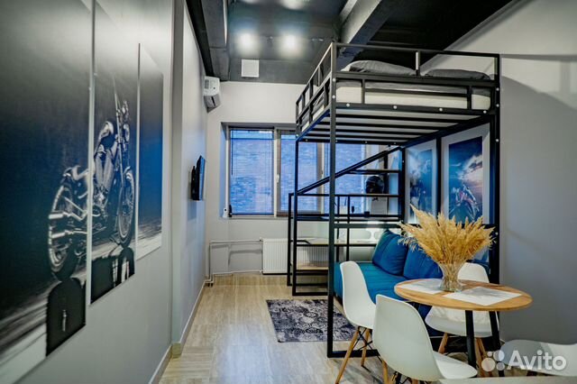 

Квартира-студия, 24 м², 2 кровати