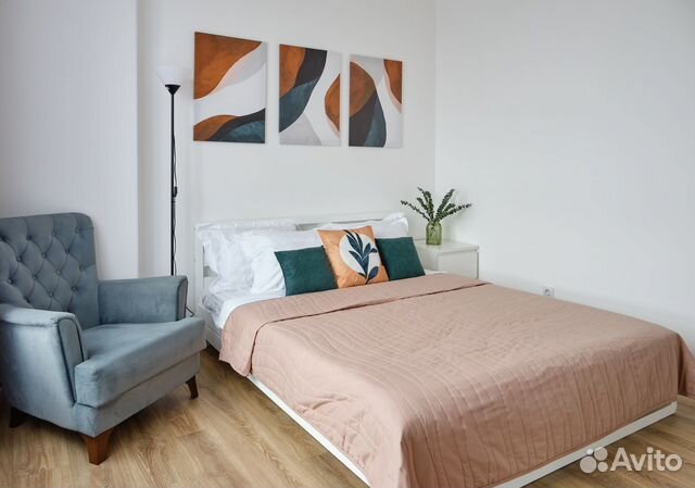 

1-к. квартира, 42 м², 2 кровати