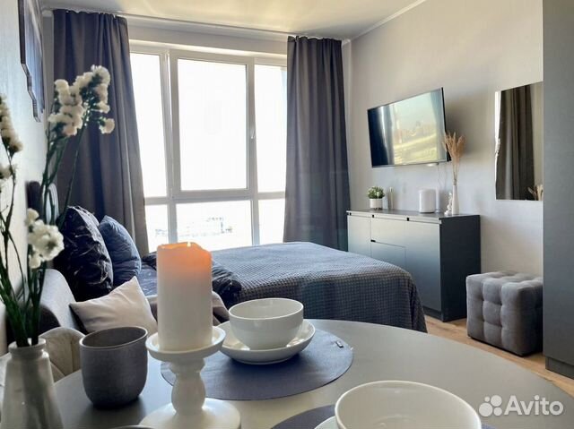 

Квартира-студия, 25 м², 3 кровати