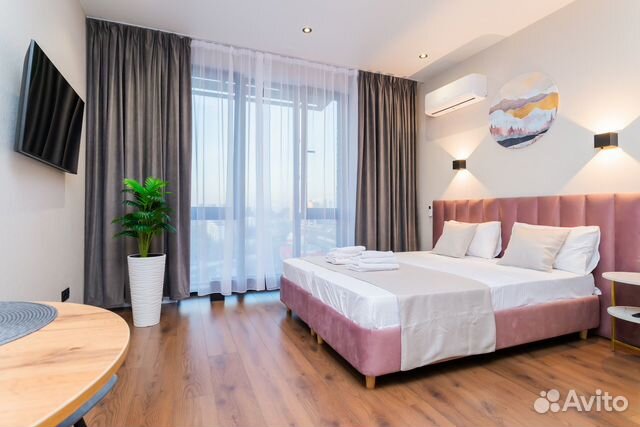 

Квартира-студия, 25 м², 2 кровати