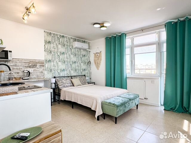 

Квартира-студия, 34 м², 2 кровати