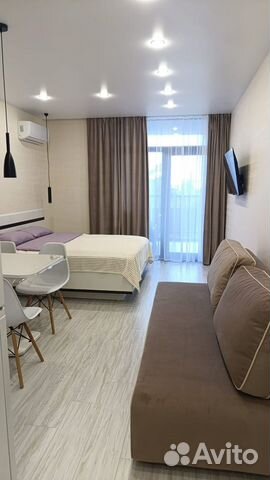 

Квартира-студия, 27 м², 2 кровати