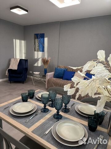 

1-к. квартира, 62,1 м², 2 кровати