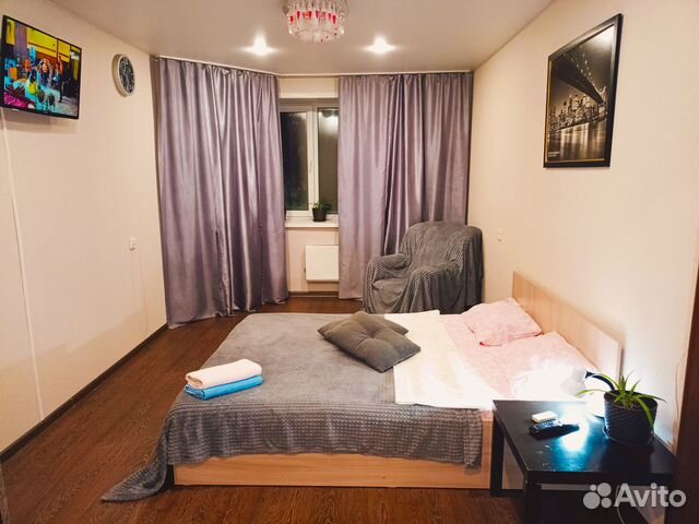 

1-к. квартира, 38 м², 3 кровати