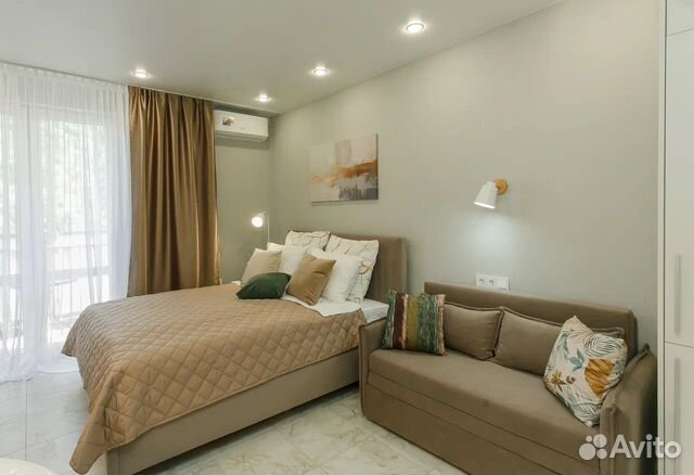 

Квартира-студия, 27 м², 2 кровати