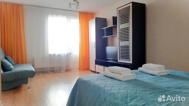 

1-к. квартира, 38 м², 2 кровати