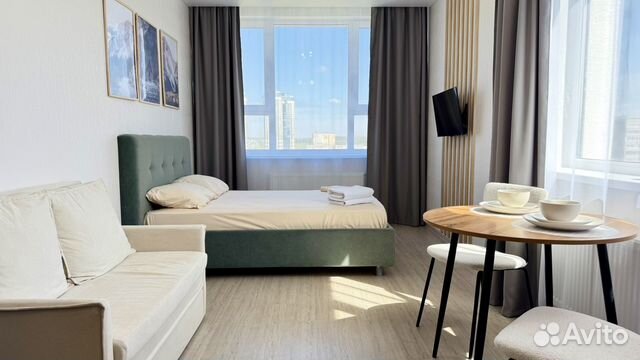 

Квартира-студия, 30 м², 2 кровати