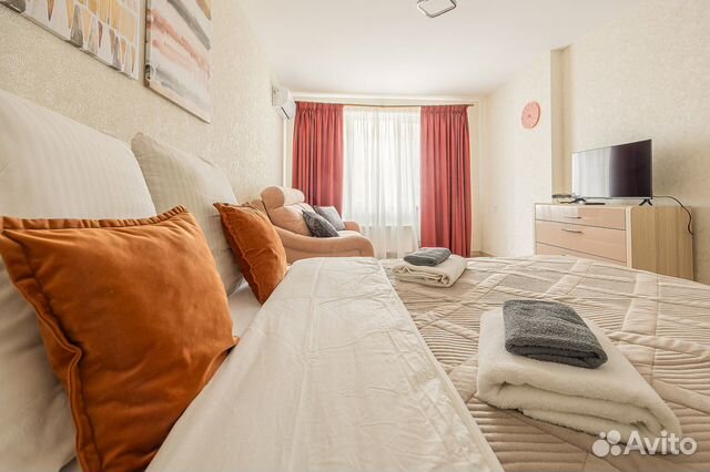 

1-к. квартира, 34 м², 2 кровати