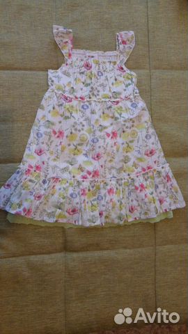 Новое хлопковое летнее платье 116 Новое хлопковое летнее платье 116