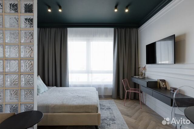 

Квартира-студия, 30 м², 2 кровати
