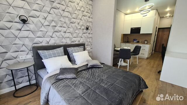 

Квартира-студия, 30 м², 2 кровати
