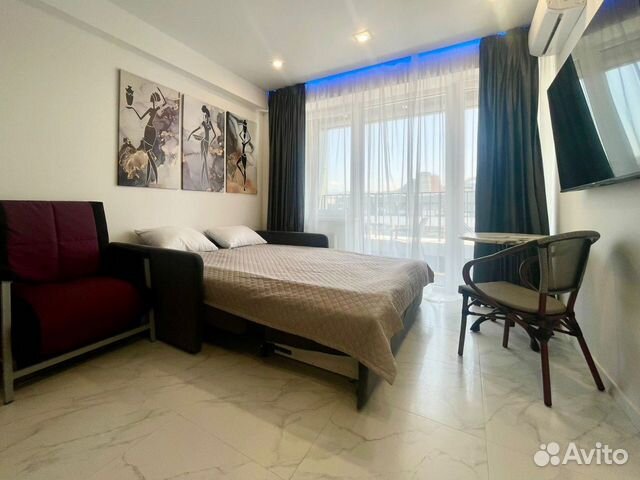 

Квартира-студия, 24 м², 2 кровати