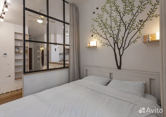 

Квартира-студия, 37 м², 2 кровати