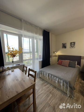 

Квартира-студия, 29 м², 2 кровати