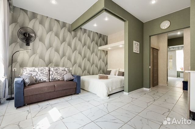 

Квартира-студия, 38 м², 2 кровати