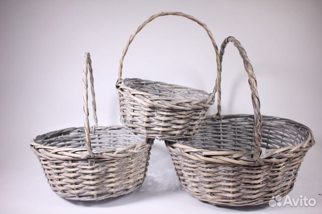 Sell wicker baskets 89141327807 buy 3