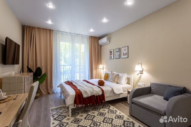 

Квартира-студия, 32 м², 2 кровати