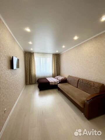 

1-к. квартира, 44 м², 2 кровати