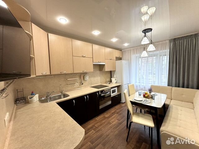 

1-к. квартира, 44 м², 3 кровати