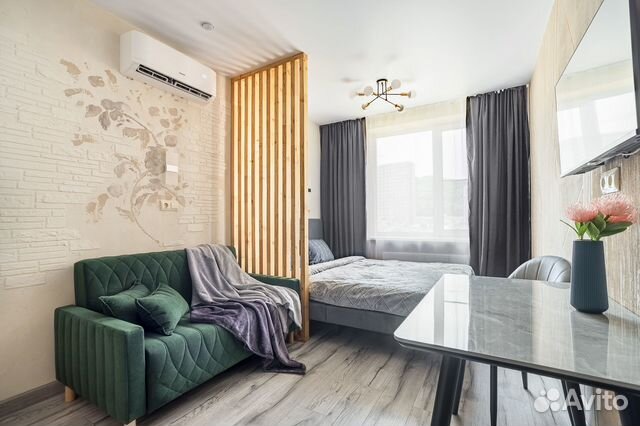 

Квартира-студия, 19 м², 2 кровати