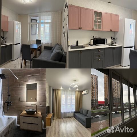 

1-к. квартира, 41 м², 2 кровати