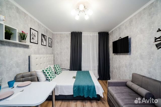 

Квартира-студия, 21 м², 2 кровати
