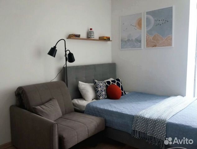 

Квартира-студия, 24 м², 2 кровати