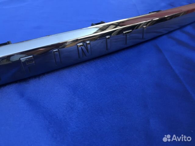 Хром никель крышки багажника Infiniti Q50 V37 Хром никель крышки багажника Infiniti Q50 V37