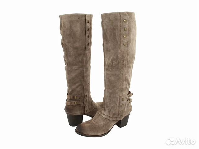 Замшевые сапоги на 41.5-42 размер Замшевые сапоги на 41.5-42 размер