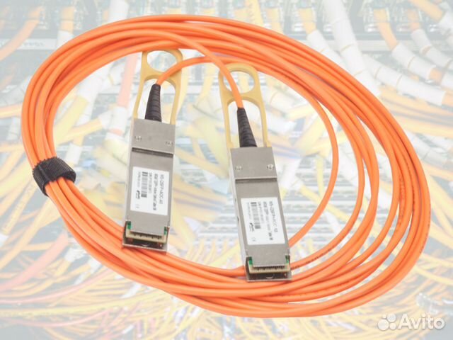 Оптический трансивер qsfp+ 40G шнур AOC 10м