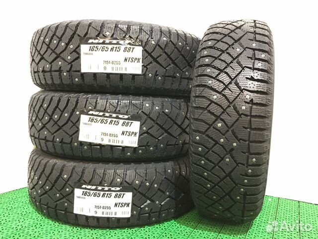 185 65 15 Nitto Spike новые зимние шины Комплект