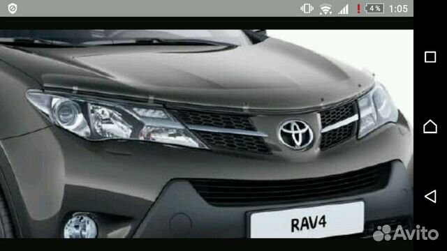 Дефлекторы на окна и капот Toyota Rav 4 06-13 и 13