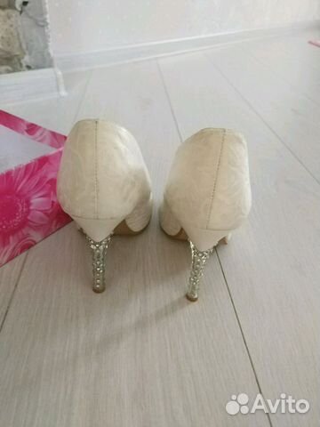 Туфли белые свадебные
