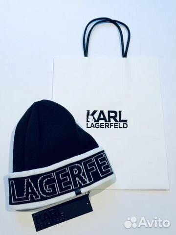 Karl Lagerfeld, шапка, новая, оригинал Karl Lagerfeld, шапка, новая, оригинал