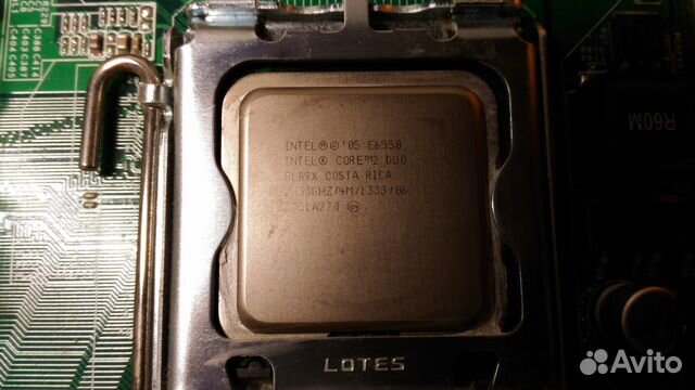 Процессор авито. Интел e6550. Intel Core 2 Duo sla9x Costa Rica 2.33 GHZ.