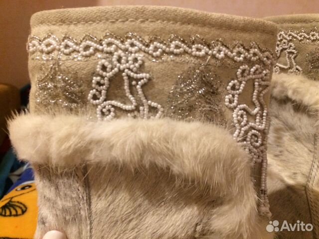 Угги (якутские унты, кисы) для девочки, размер 28