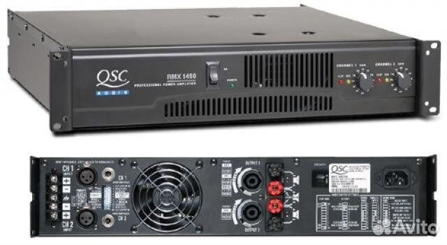 QSC rmx1850hd усилитель 600Вт 4Ом QSC rmx1850hd усилитель 600Вт 4Ом