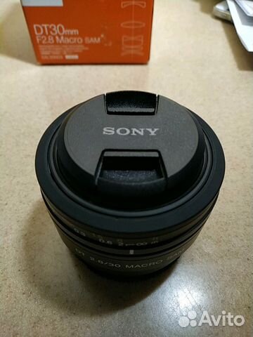 Объектив Sony 30mm f/2.8 DT Macro SAM байонет А
