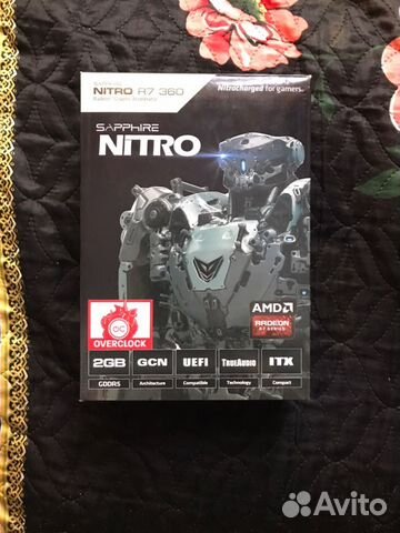 Продам видеокарту Sapphire AMD Radeon R7 360 nitro