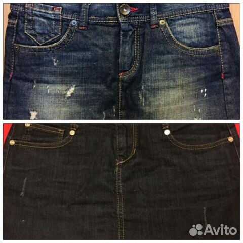Юбки джинсовые Motivi, Benetton (42-44 р.)