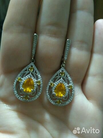 Серебряные серьги