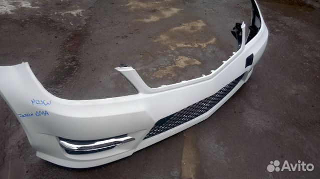 Mercedes W204 c204 передний бампер AMG пакет