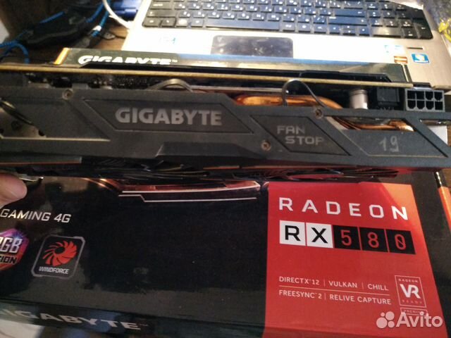 Видеокарта Gigabyte AMD Radeon RX 580 gaming 4Gb