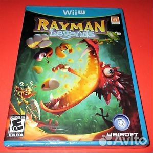 Диск с игрой Rayman Legends для Nintendo Wii U