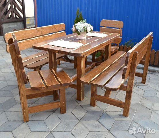 Стол Стулья Лавки Скамейки Мебель для сада