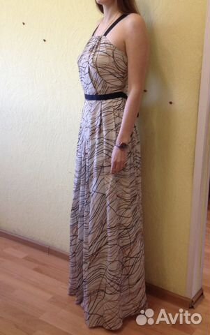 Вечернее шелковое платье Вечернее шелковое платье