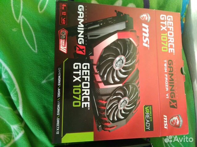 Видеокарта msi gtx 1070