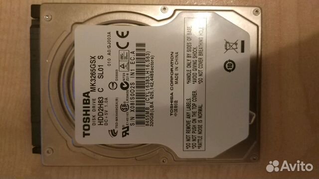 Hdd 320gb toshiba